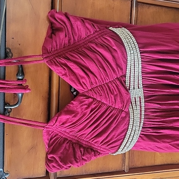 SKY TOP/ DRESS rhinestones SIZE Large VGUC - Picture 8 of 11